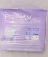 پوشینه بزرگسال شورتی فلوفسان ماکسی سوپر سایز خیلی بزرگ FLUFSUN XL بسته 14 عددی